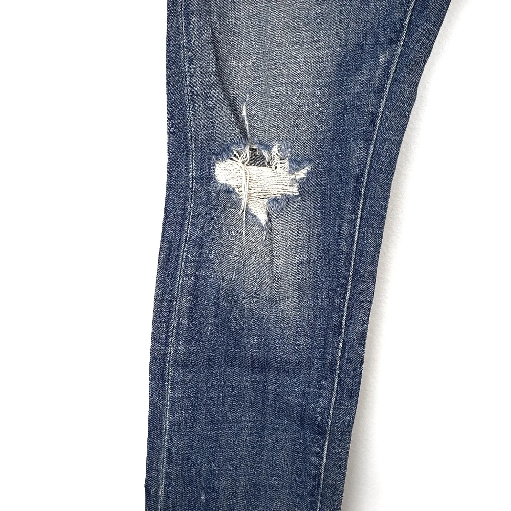 PILCRO &THE LETTERPRESS Distressed Hyphen Bootcut Whisked Jeans 28 - Picture 2 of 6